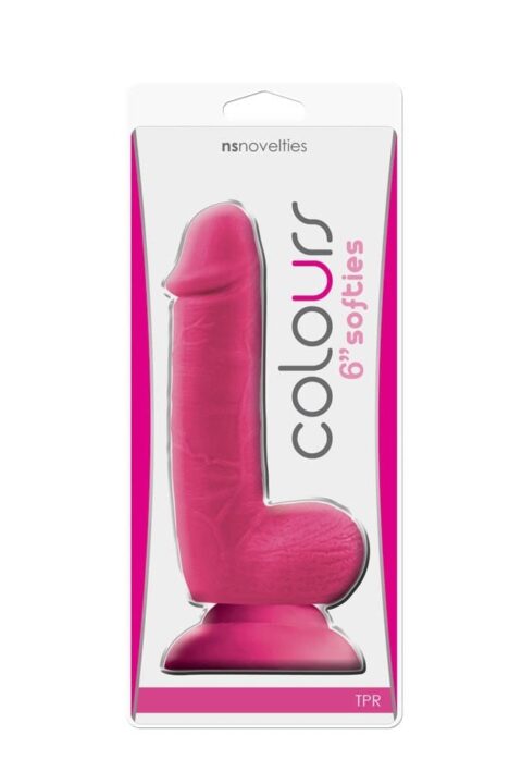 Colours - Softies - 6" Dildo - Pink