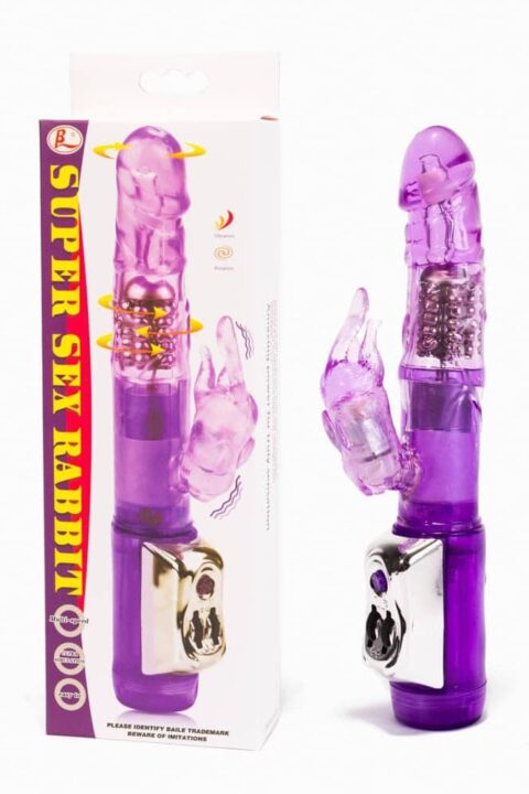 Super Sex Rabbit Vibrator Purple