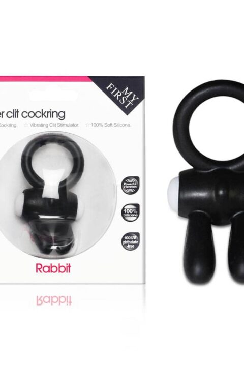 Power Clit Cockring Black 2