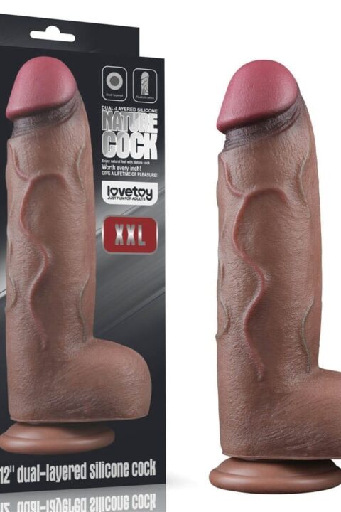 12'' Dual Layered Silicone Cock XXL