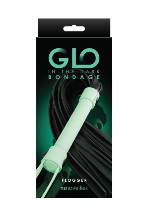 GLO Bondage - Flogger - Green
