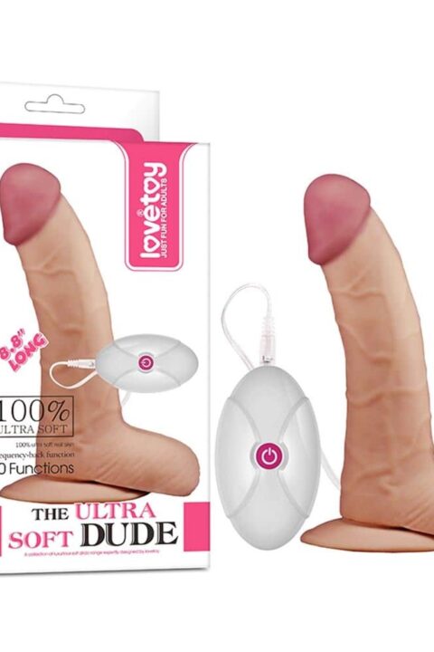 8.8" The Ultra Soft Dude - Vibrating Flesh