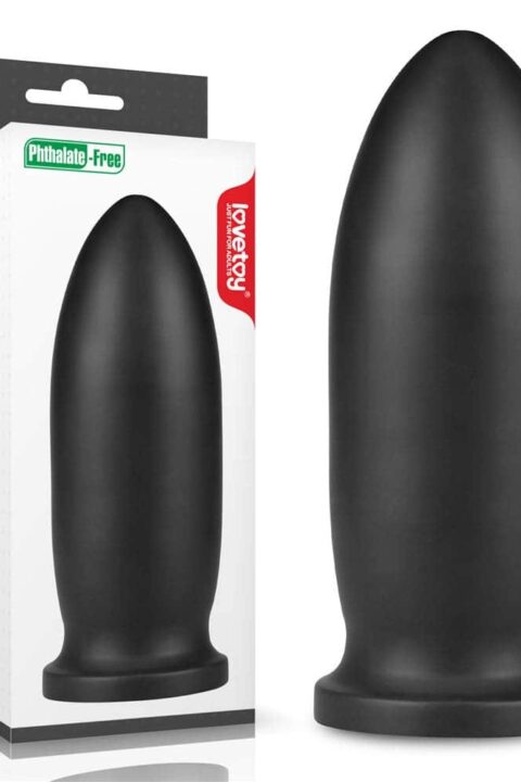 9" King Sized Anal Bomber Black