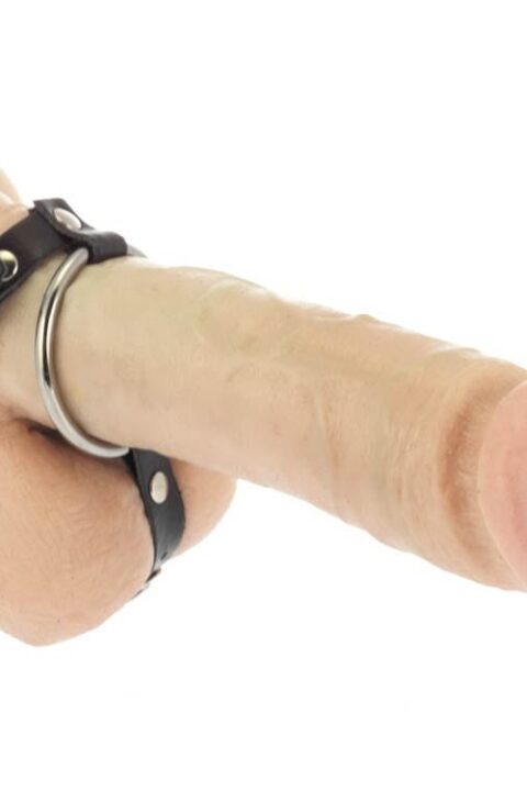 Penis Strap With Rings Metal