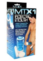 Up/Down Mouth Masturbator Clear Blue - Image 2
