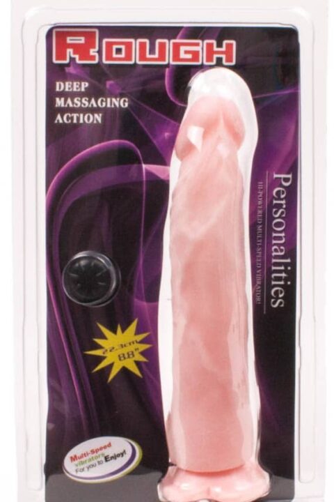 Rough Vibrator With Suction Cup Flesh