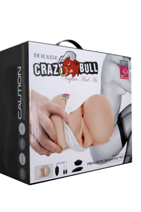 Crazy Bull Men's Masturbator With Bullet Flesh 3