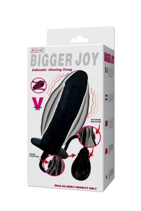 Bigger Joy Inflatable Penis Black 3