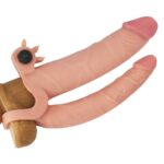 Add 1" Vibrating Double Penis Sleeve - Image 2