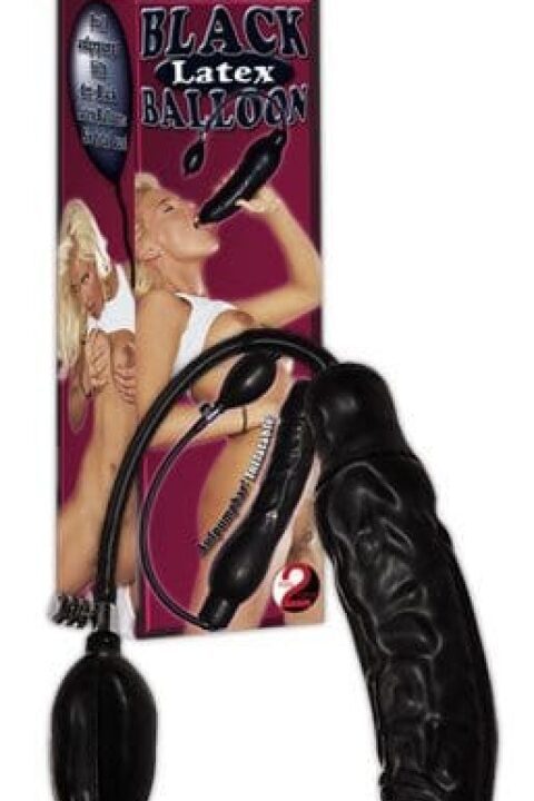 Black Latex Balloon