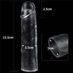 Flawless Clear Penis Sleeve Add 1'' - Image 7