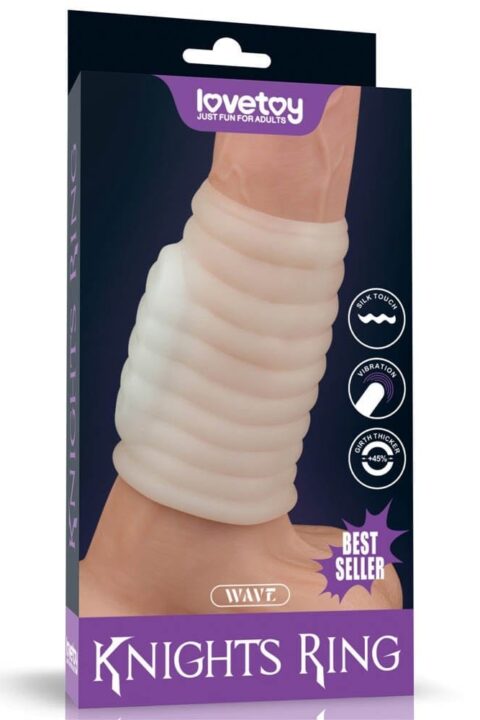 Vibrating Spiral Knights Ring (White) IV