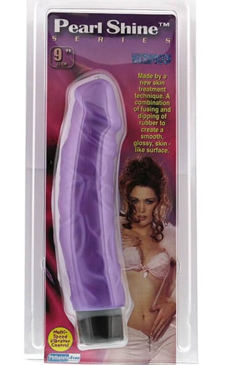 Pearl Shine 9 Vibrator Purple
