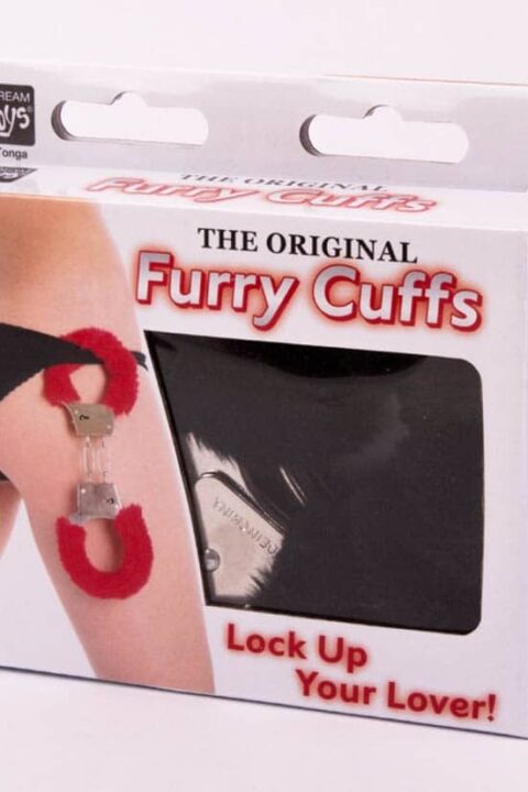 Metal Handcuff With Plush Black