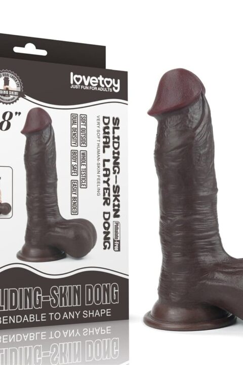7.8'' Sliding Skin Dual Layer Dong Brown