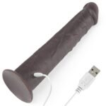 10'' Dual Layered Silicone Rotator Brown - Image 2