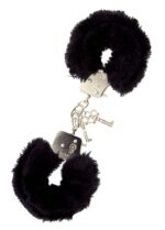 Metal Handcuff With Plush Black - Image 2