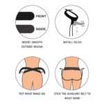Vibrating Easy Strapon Set 7.5" Black - Image 10
