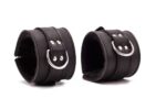 Hand Cuffs Grain Leather Black - Image 2