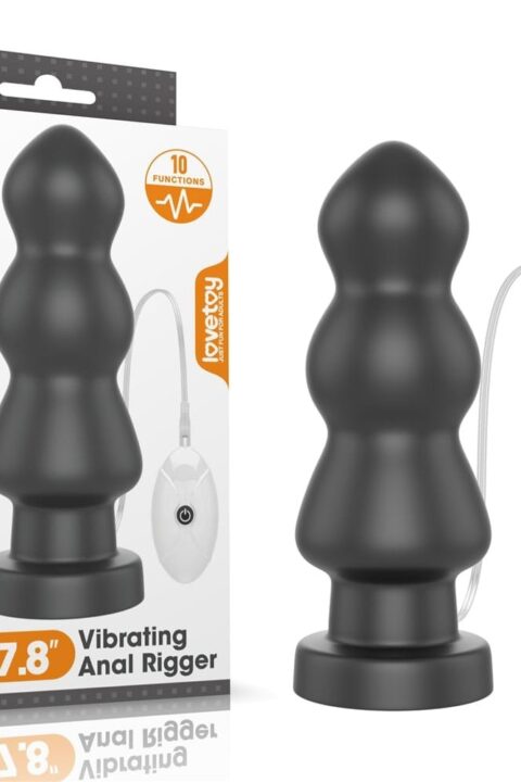 7.8" King Sized Vibrating Anal Rigger