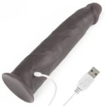 9'' Dual Layered Silicone Rotator Brown - Image 8
