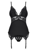 810-COR-1 corset & thong black  S/M - Image 3