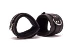 Hand Cuffs Grain Leather Black - Image 3