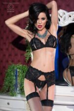 CR 4220 S Black Open Bra 3 pc Set - Image 6