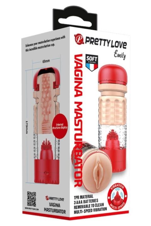 Pretty Love Emily Masturbator Red