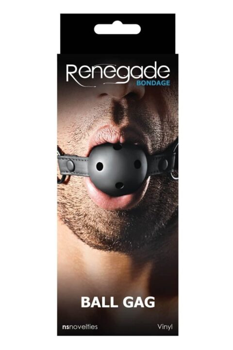 Renegade Bondage Ball Gag Black