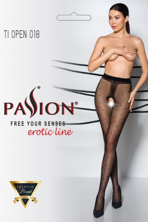 TIOPEN 018 black S/M 1/2 (20 den)
