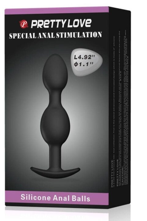 Pretty Love Heavy Balls Silicone Butt Plug 3