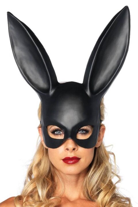 Masquerade Rabbit Mask Black
