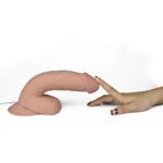 8.8" The Ultra Soft Dude - Vibrating Flesh - Image 4