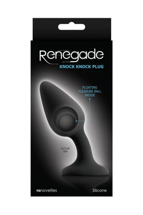 Renegade Knock Knock Plug Black
