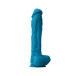 Colours - Pleasures - 10" Dildo - Blue - Image 2