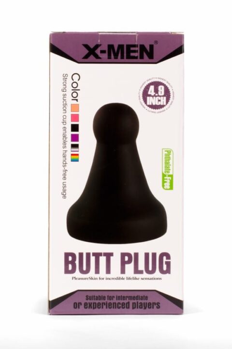 X-MEN 4.8" Butt Plug Black