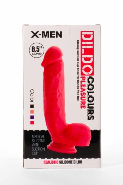 X-MEN 8.5" Dildo Colours Pleasure Black 3