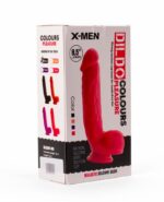 X-MEN 8.5" Dildo Colours Pleasure Black 3 - Image 2