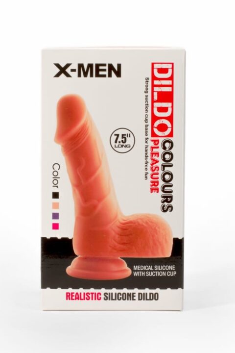 X-MEN 7.5" Dildo Colours Pleasure Flesh 1