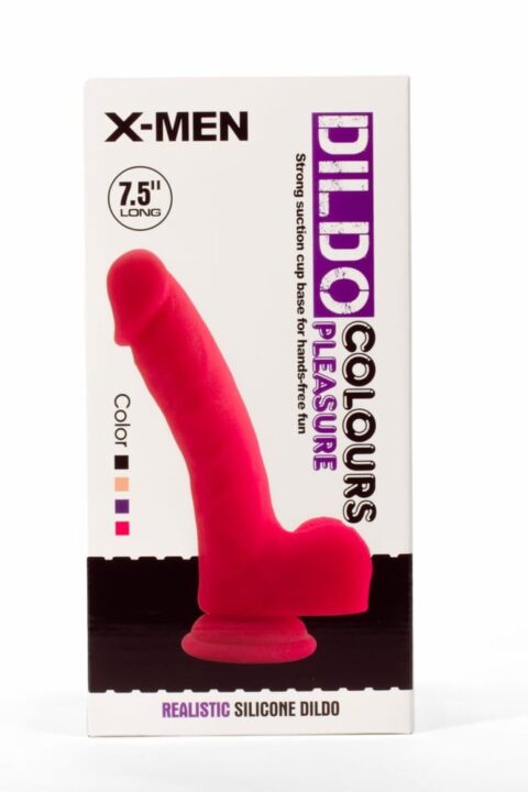 X-MEN 7.5" Dildo Colours Pleasure Flesh 3