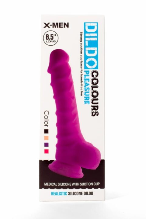 X-MEN 8.5" Dildo Colours Pleasure Black 1