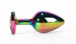 X-MEN Secret Shine Metal Butt Plug Rainbowheart L - Image 5