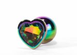 X-MEN Secret Shine Metal Butt Plug Rainbowheart L - Image 6