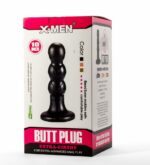 X-Men 10" Extra Girthy Butt Plug Black V - Image 2