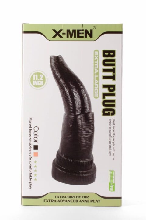 X-Men 11.2" Extra Large Butt Plug Black