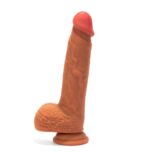 X-MEN 8.8 inch Dual Layered Dildo Brown - Image 4