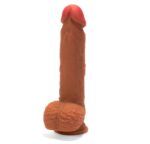X-MEN 8.8 inch Dual Layered Dildo Brown - Image 5