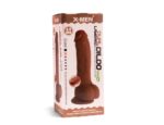 X-MEN 8.8 inch Dual Layered Dildo Brown - Image 2