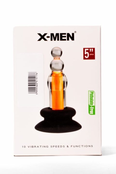 X-MEN 10 Speeds Vibrating Beaded Plug